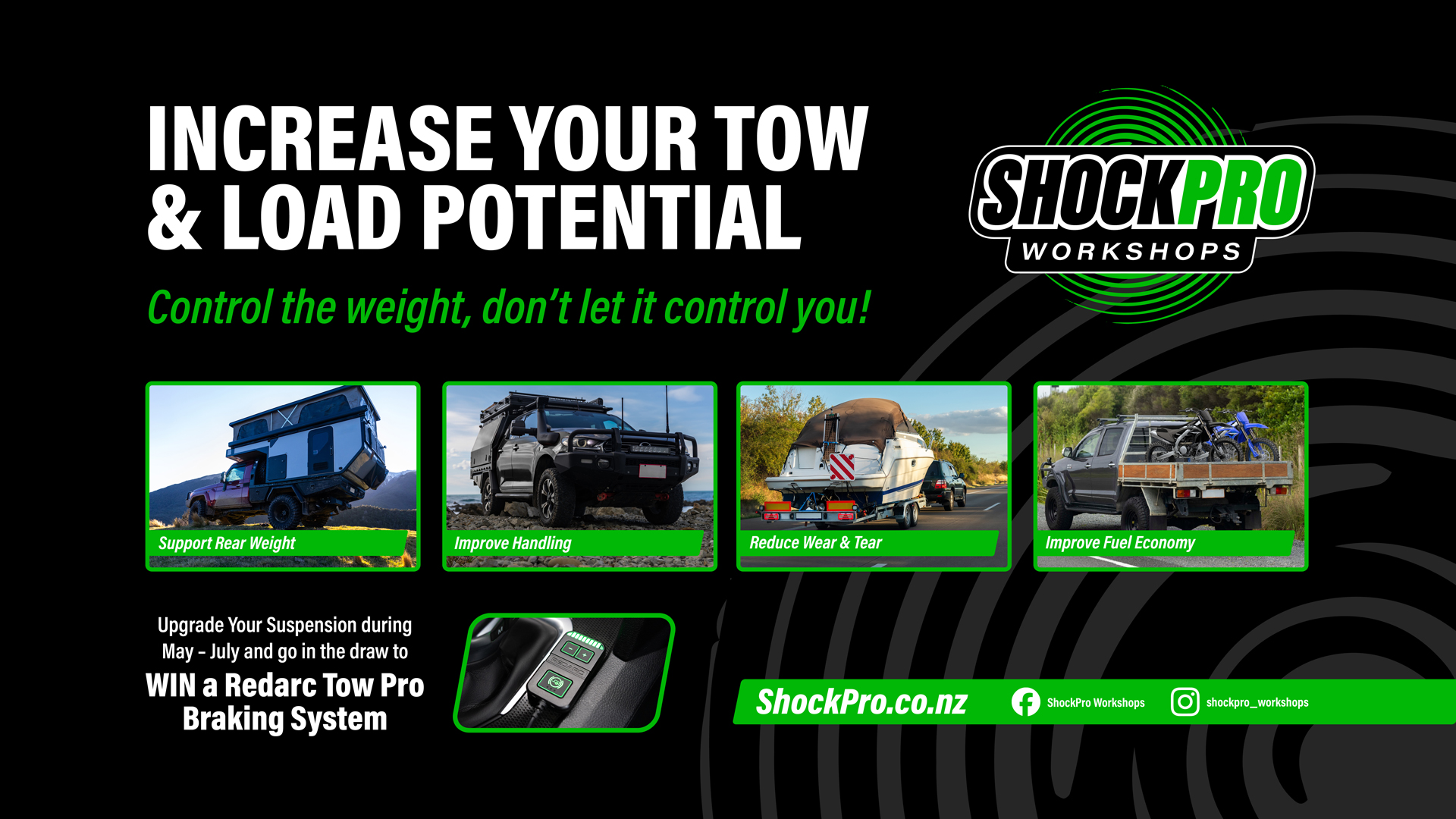 INCREASE YOUR TOW & LOAD POTENTIAL TO WIN
