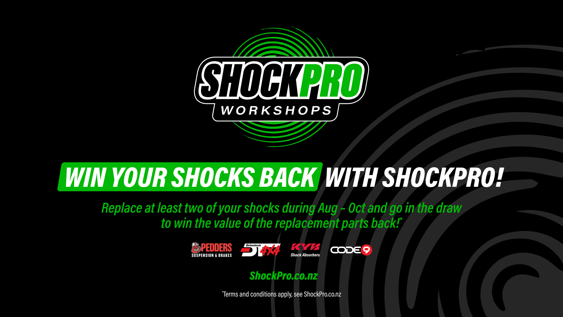 WIN YOUR SHOCKS BACK